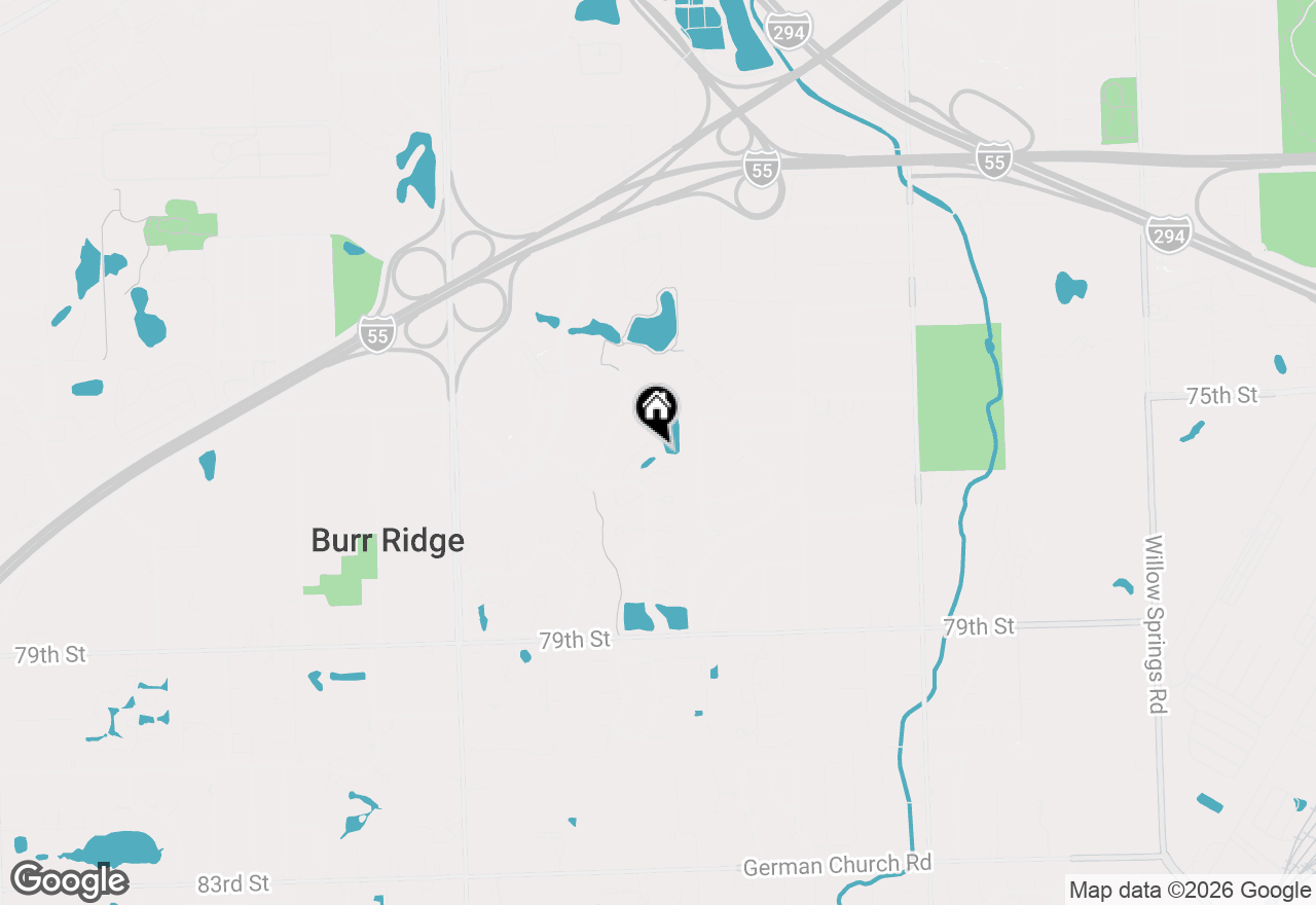 Map of 108 Waterside Place, Burr Ridge, IL 60527