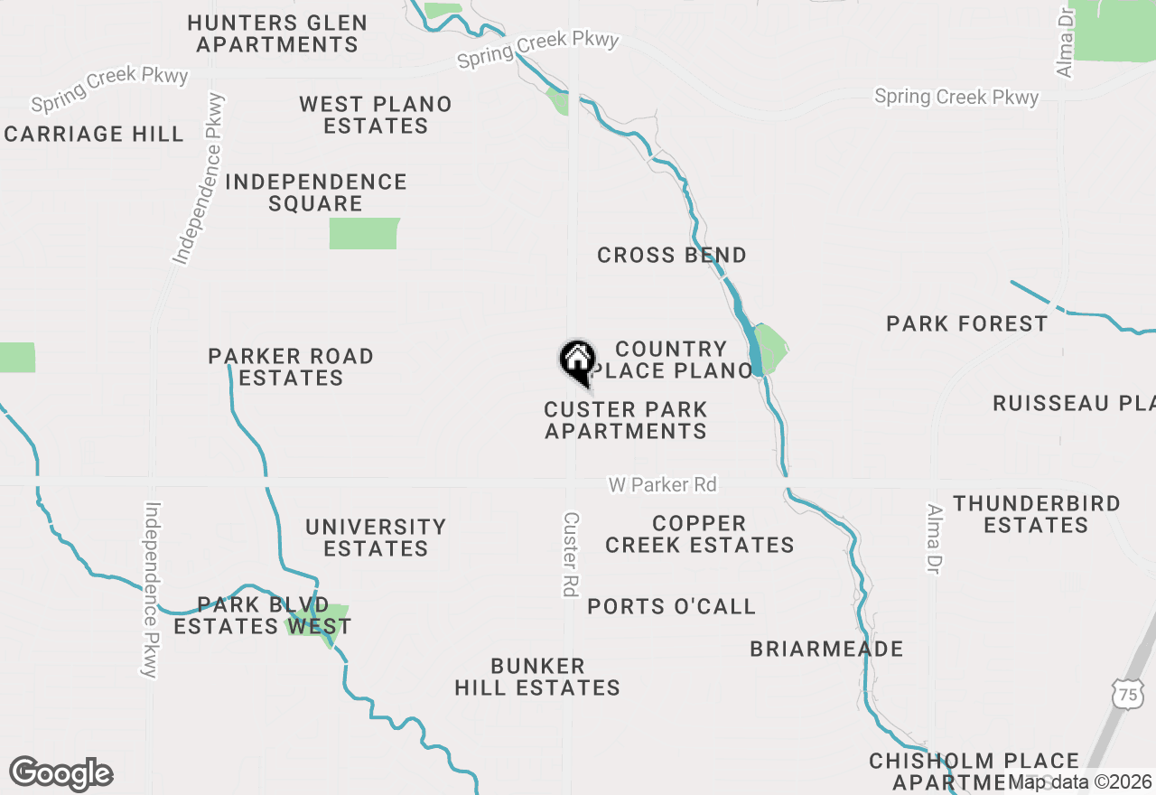 Map of 2018 Treehouse Lane, Plano, TX 75023