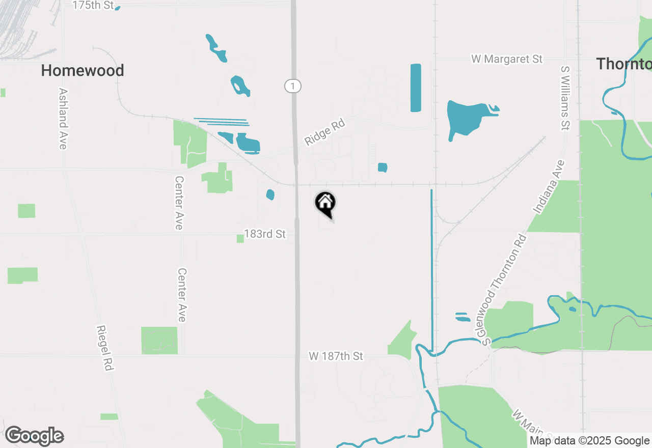 Map of 931 W Arquilla Drive #133, Glenwood, IL 60425