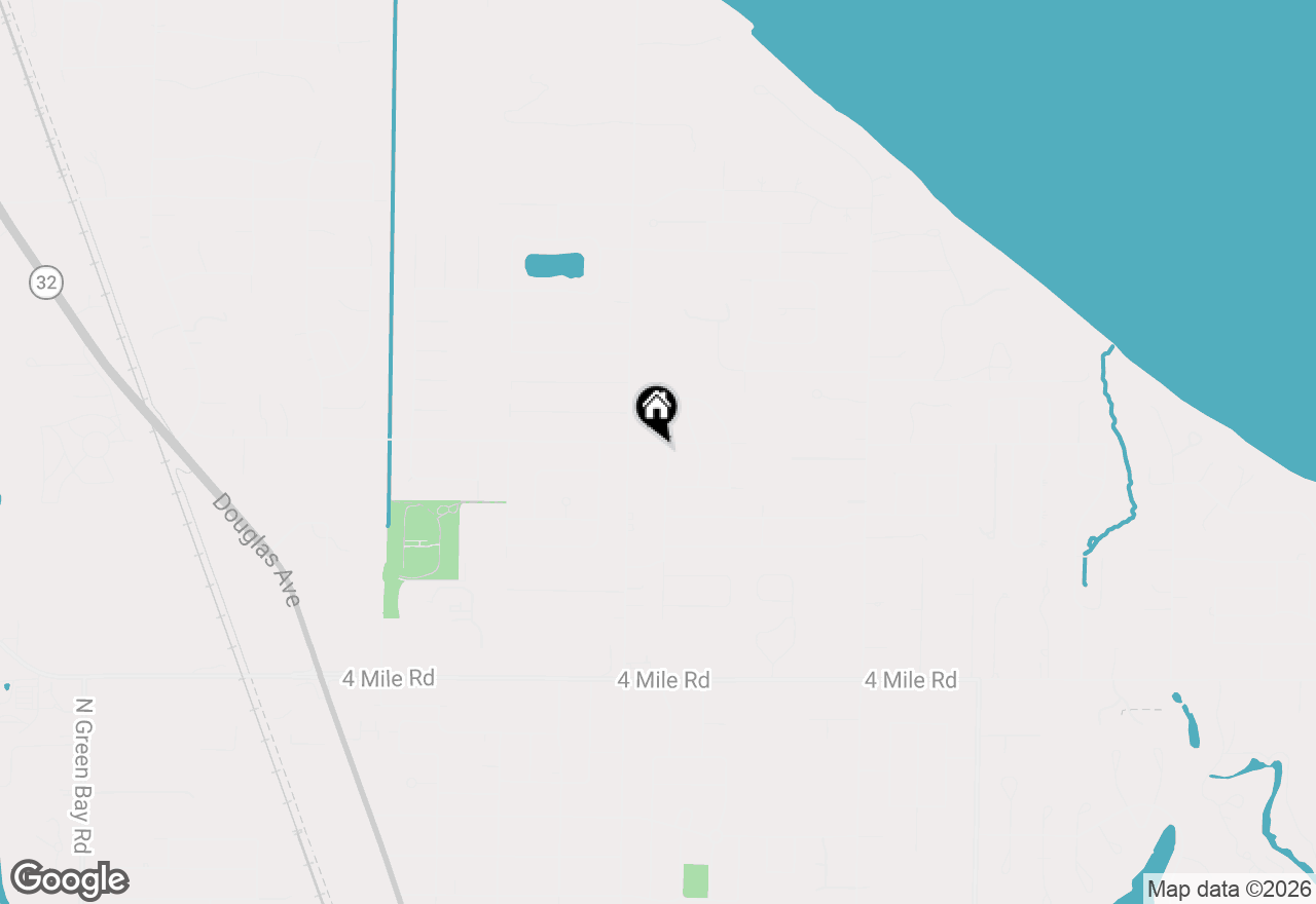 Map of 5442 Gallant Fox Ln, Racine, WI 53402