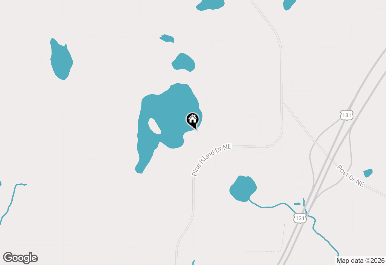 Map of 747 Kornoelje Drive Ne, Comstock Park, MI 49321