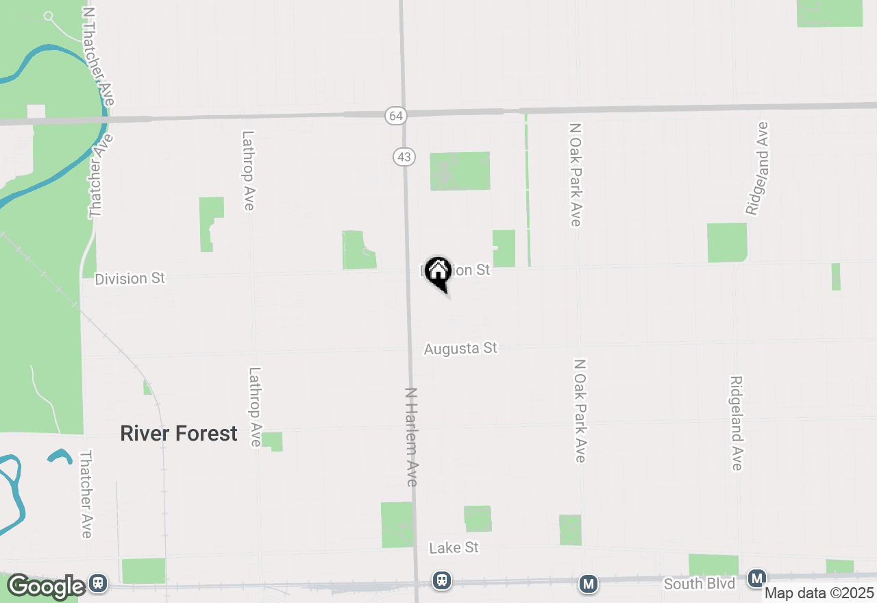 Map of 810 N Marion Street, Oak Park, IL 60302