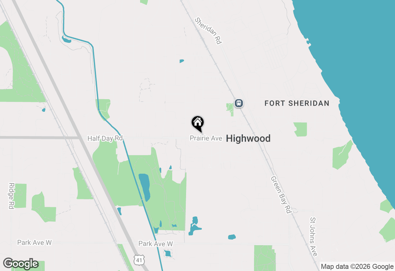Map of 312-314 Prairie Avenue, Highwood, IL 60040