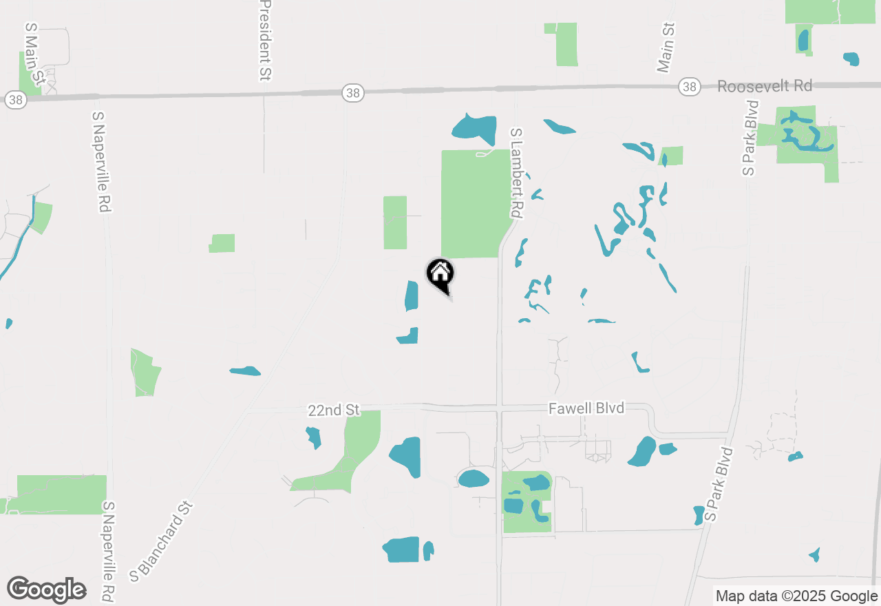 Map of 215 Mccreey Avenue, Glen Ellyn, IL 60137