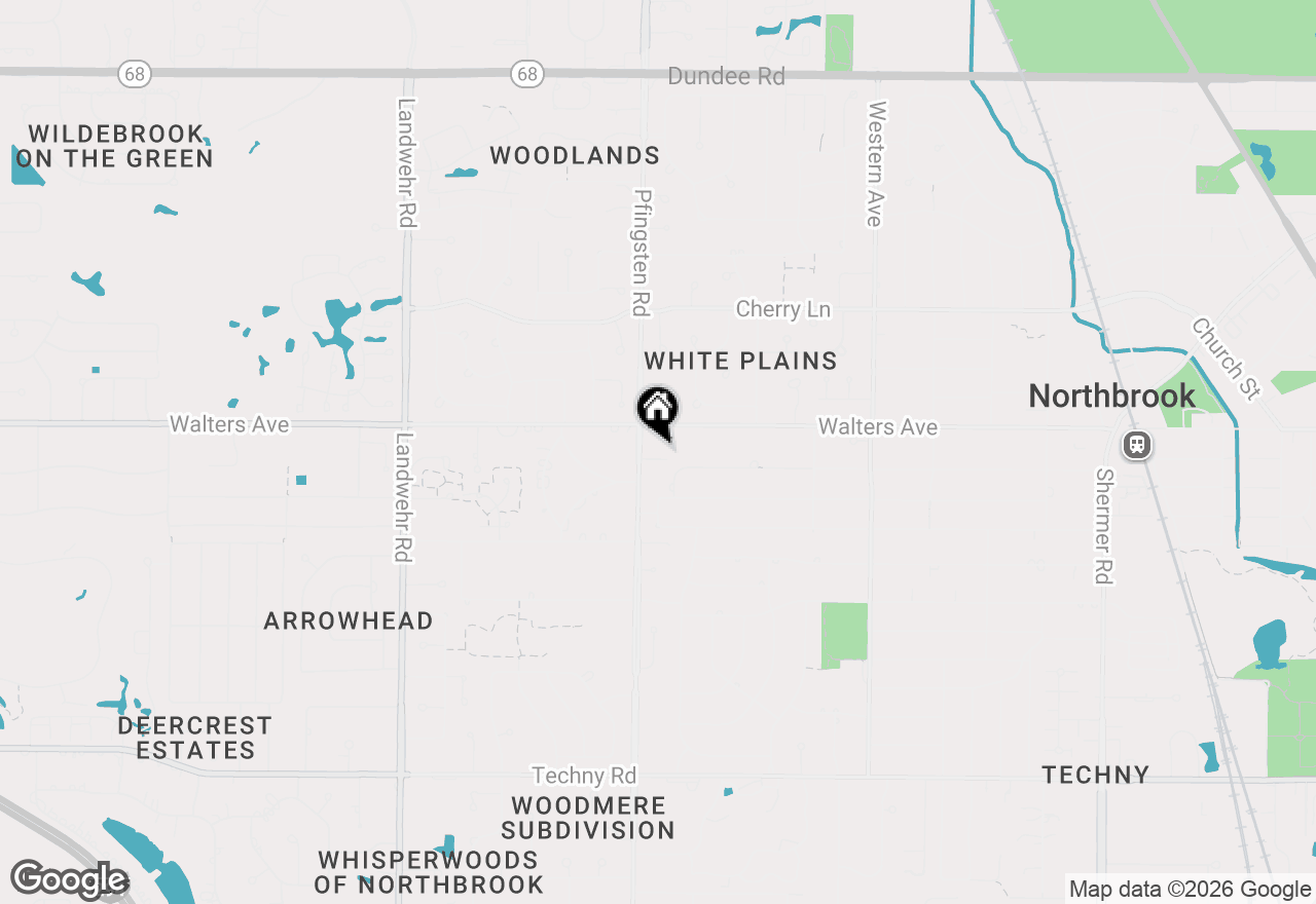 Map of 1435 Pfingsten Road, Northbrook, IL 60062