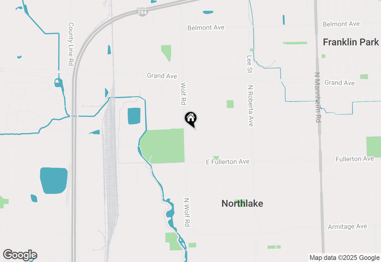 Map of 8 Macarthur Drive, Northlake, IL 60164