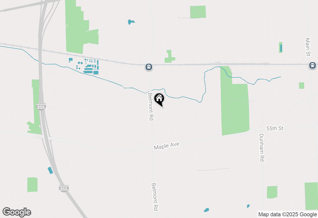 Map of 1960 Elmore Avenue, Downers Grove, IL 60515