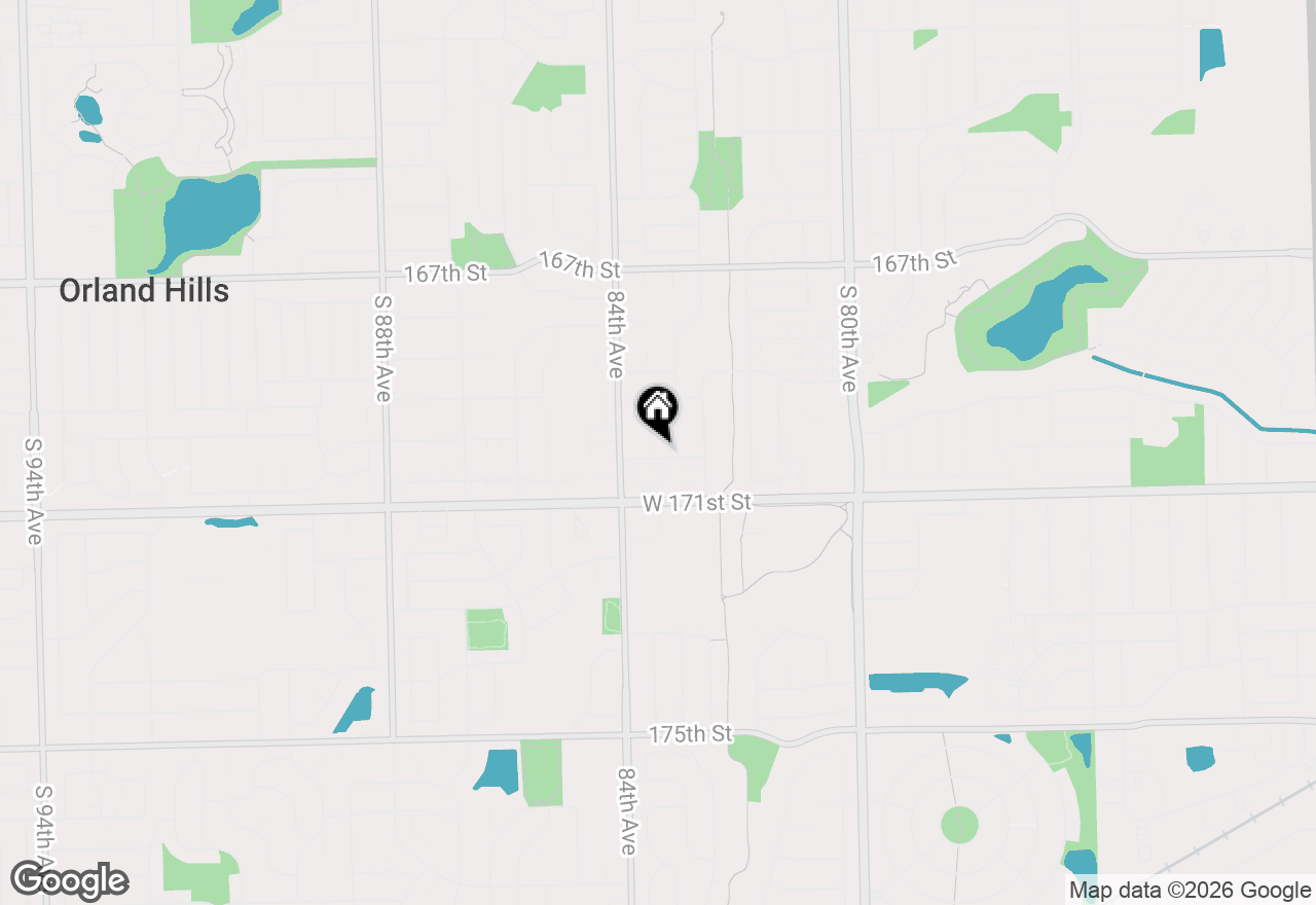 Map of 16951 Shannon Drive, Tinley Park, IL 60477