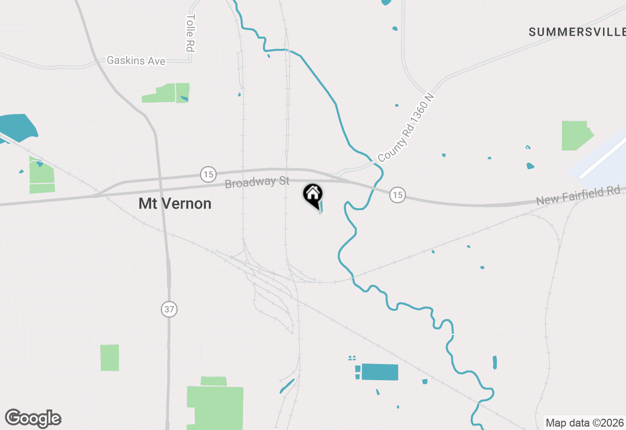 Map of 317 S 1st Street, Mt Vernon, IL 62864