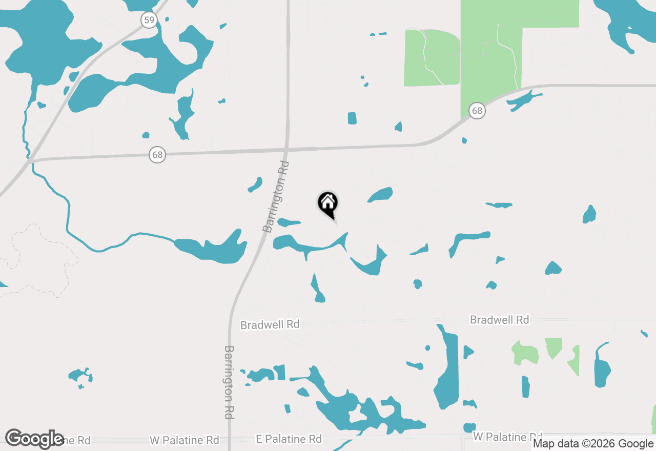 Map of 1853 N Braymore Drive, Inverness, IL 60010