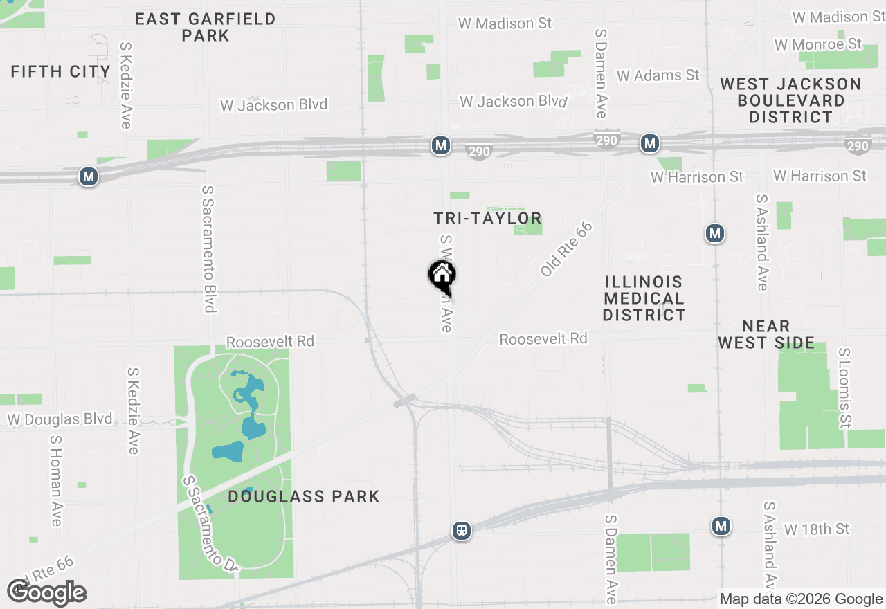 Map of 1100 S Western Avenue #1, Chicago, IL 60612