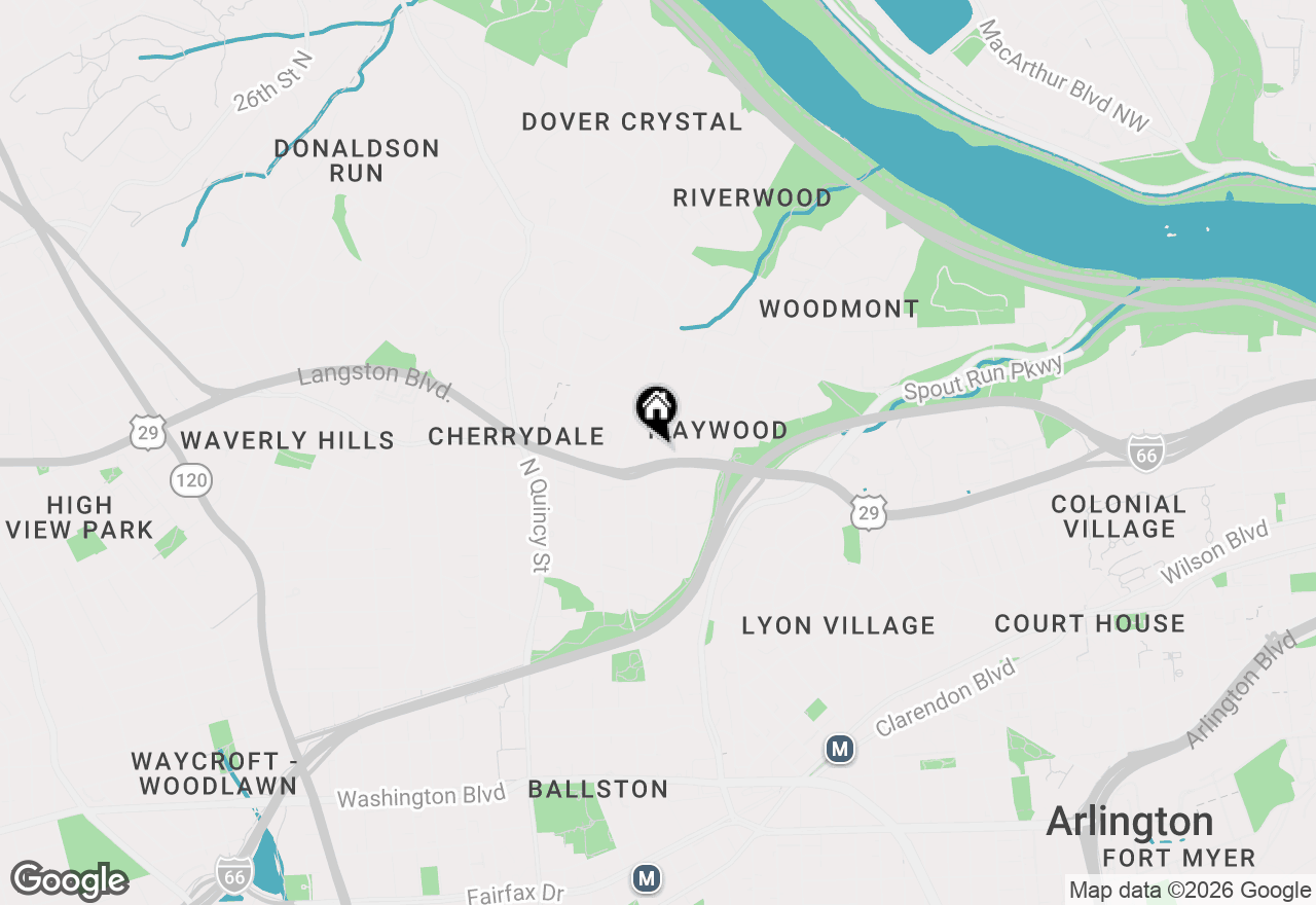 Map of 2113 N Lincoln Street, Arlington, VA 22207