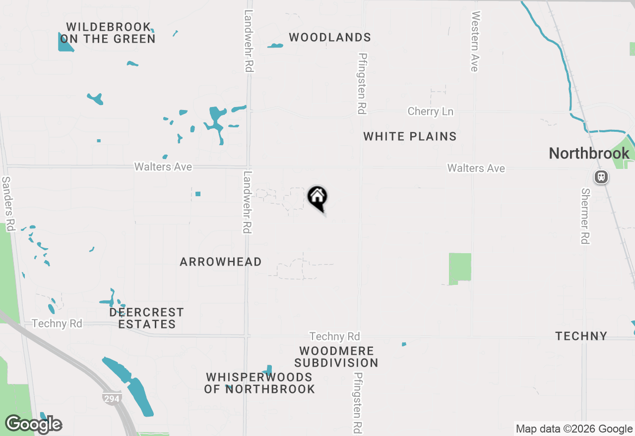 Map of 1570 Christina Lane, Northbrook, IL 60062
