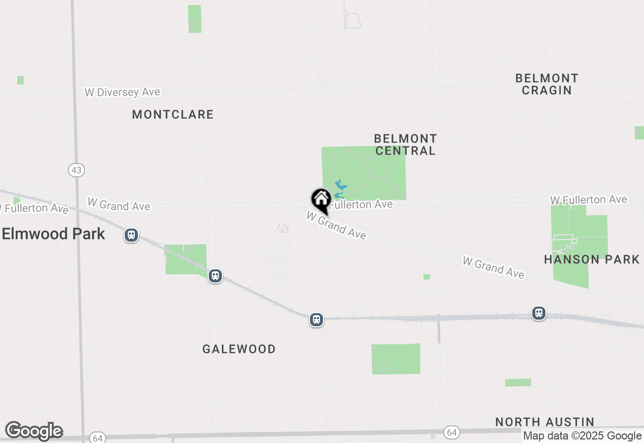 Map of 6401 W Grand Avenue, Chicago, IL 60707