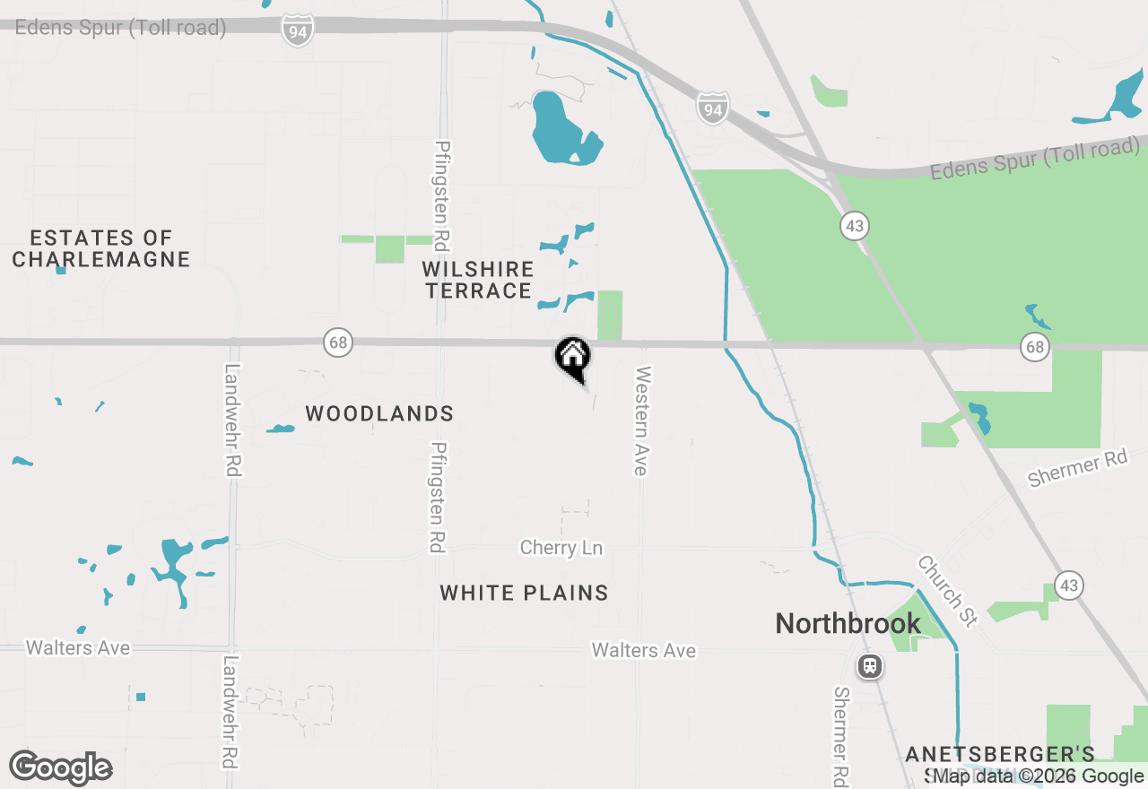 Map of 847 Division Street, Northbrook, IL 60062