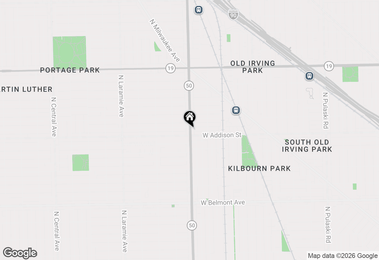 Map of 3616 N Cicero Avenue, Chicago, IL 60641