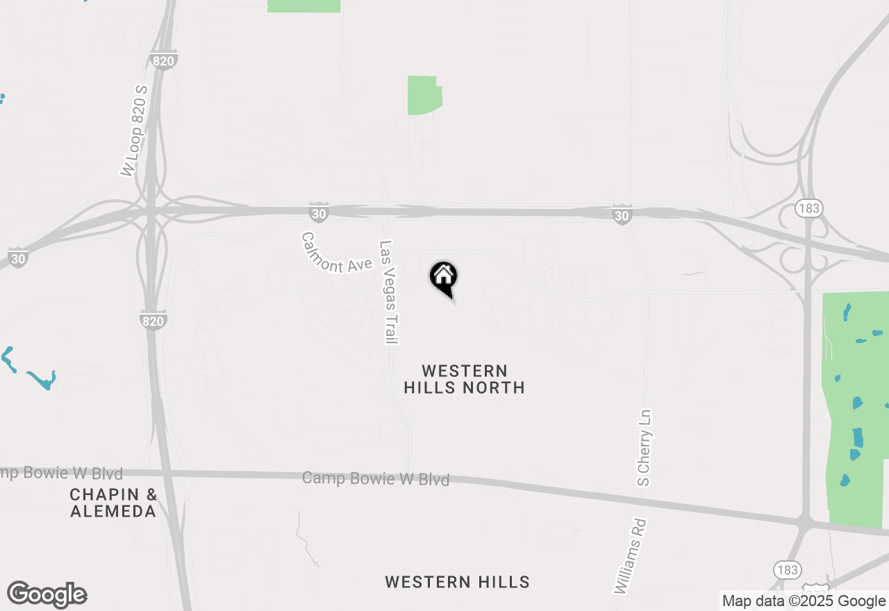 Map of 2913 Laredo Drive, Fort Worth, TX 76116