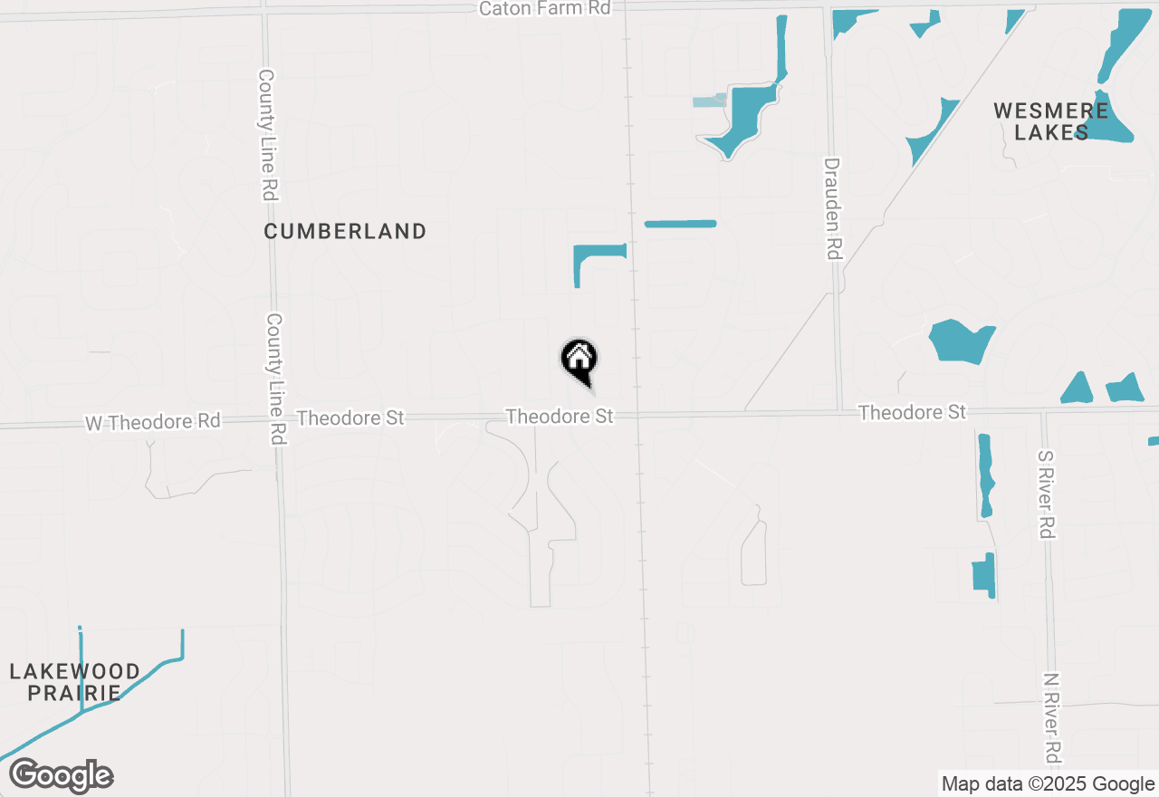 Map of 1603 Valley Ridge Drive, Plainfield, IL 60586