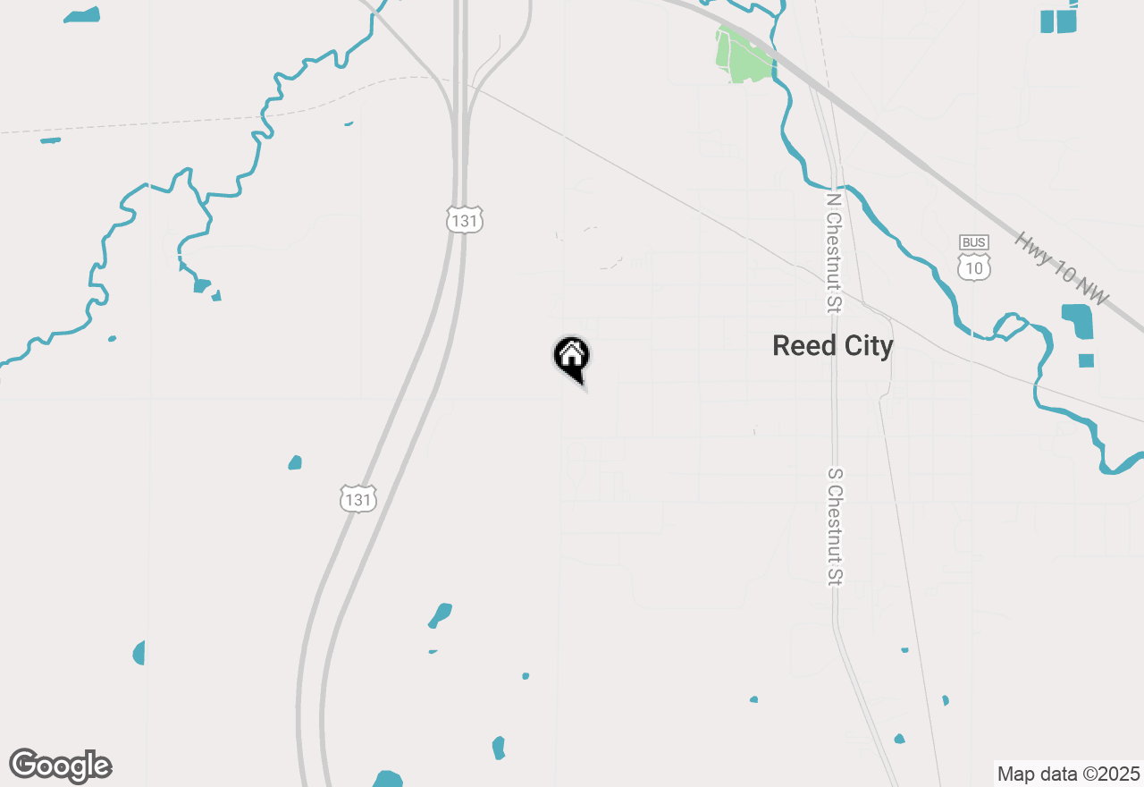 Map of 302 S Patterson Road, Reed City, MI 49677