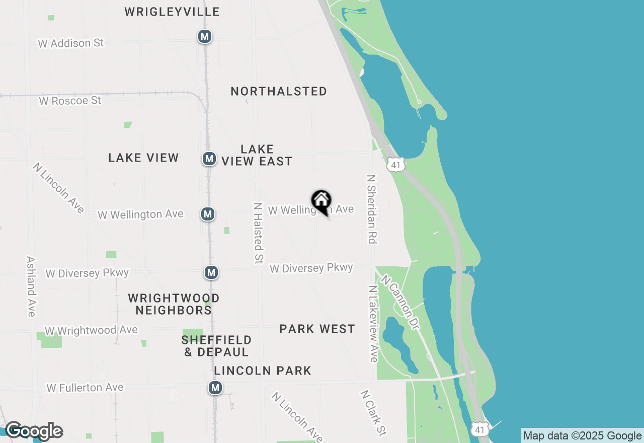 Map of 548 W Oakdale Avenue, Chicago, IL 60657