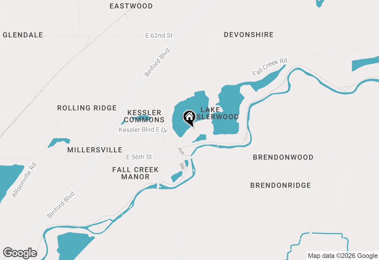 Map of 5166 Boardwalk Place, Indianapolis, IN 46220