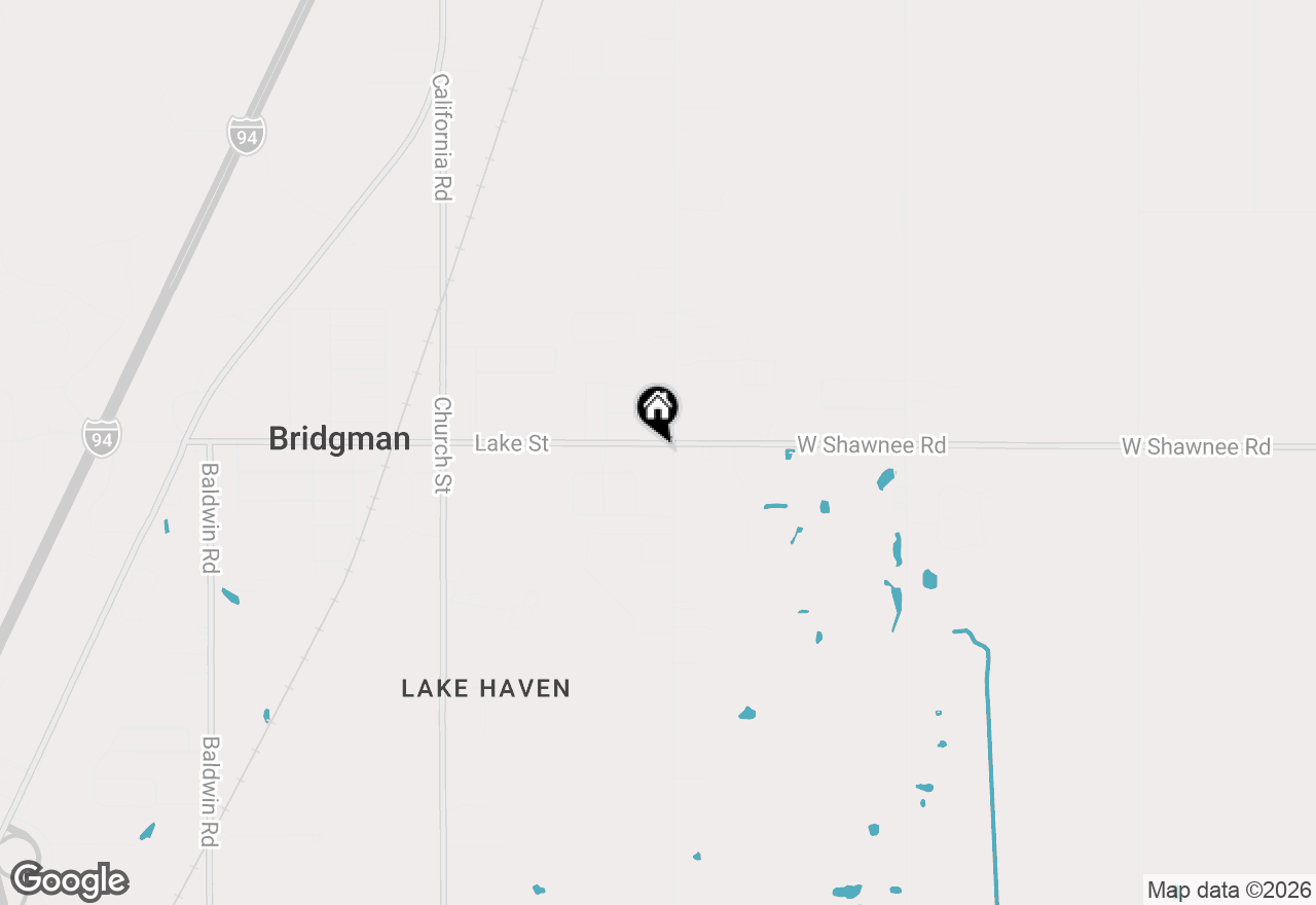 Map of 3728 Lake Street, Bridgman, MI 49106