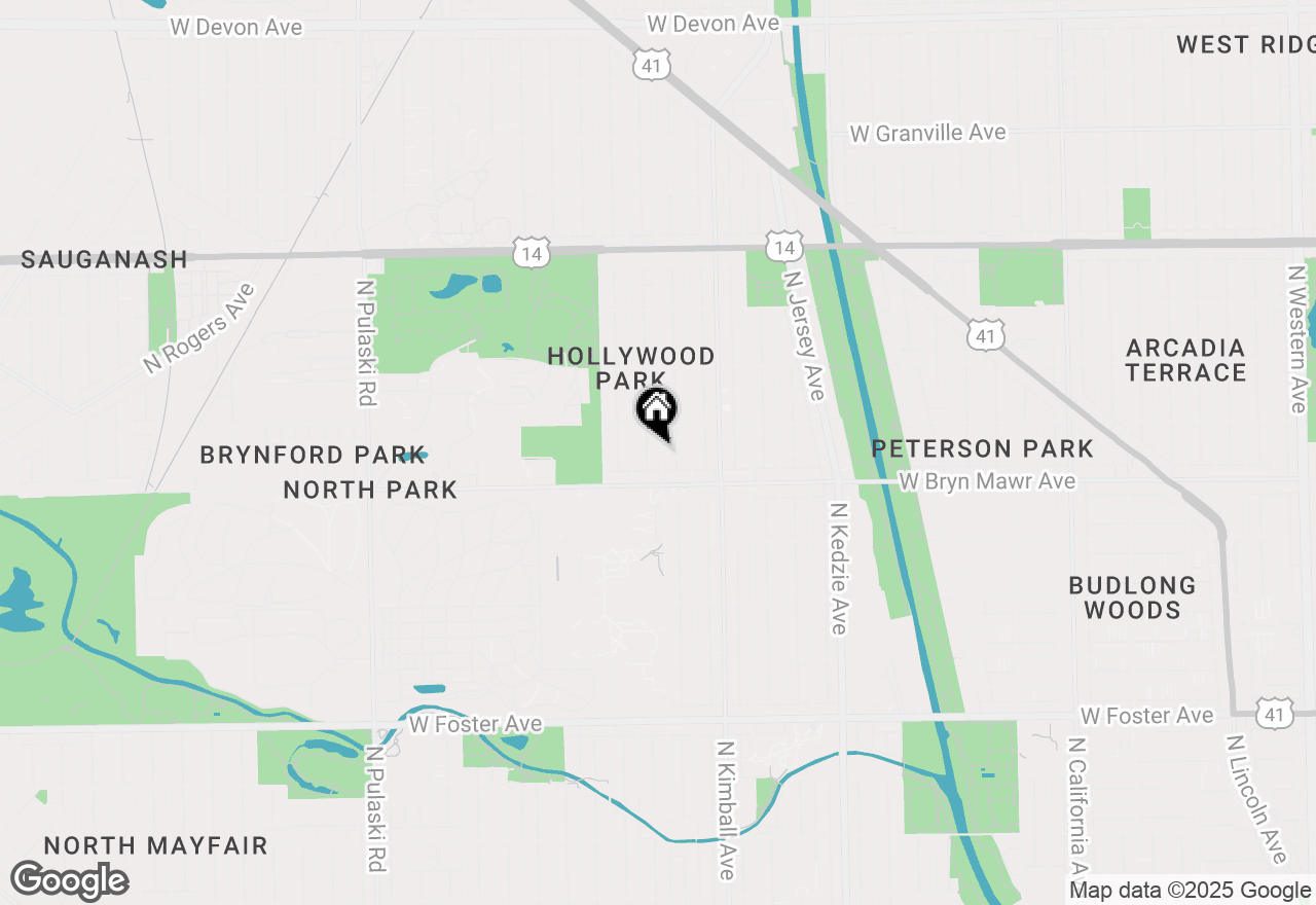 Map of 5632 N Saint Louis Avenue, Chicago, IL 60659