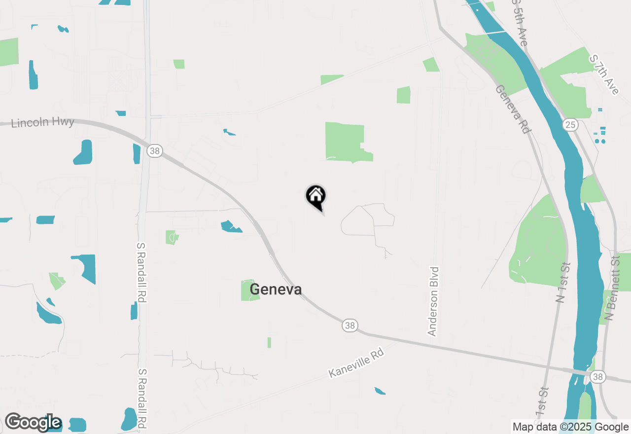 Map of 710 Willow Lane, Geneva, IL 60134