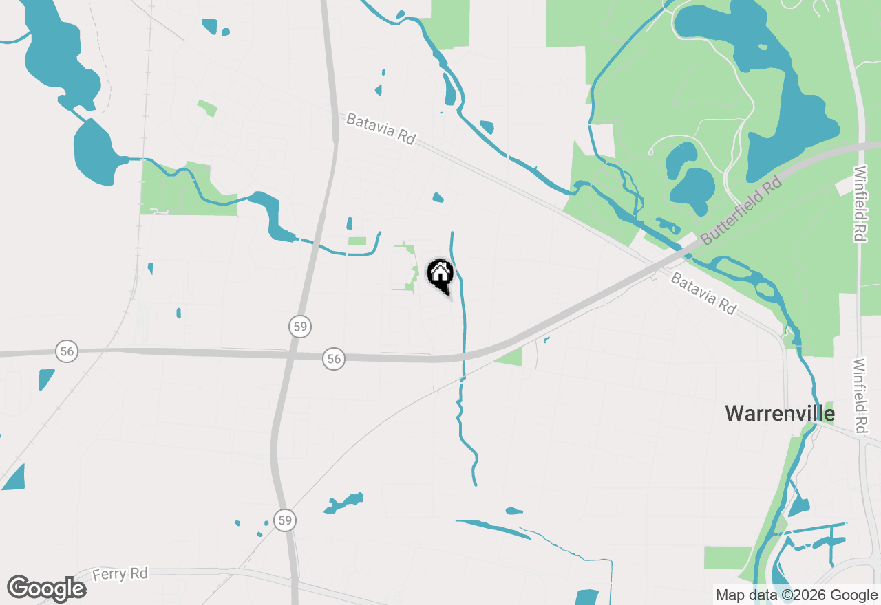 Map of 29W358 Crabtree Lane, Warrenville, IL 60555