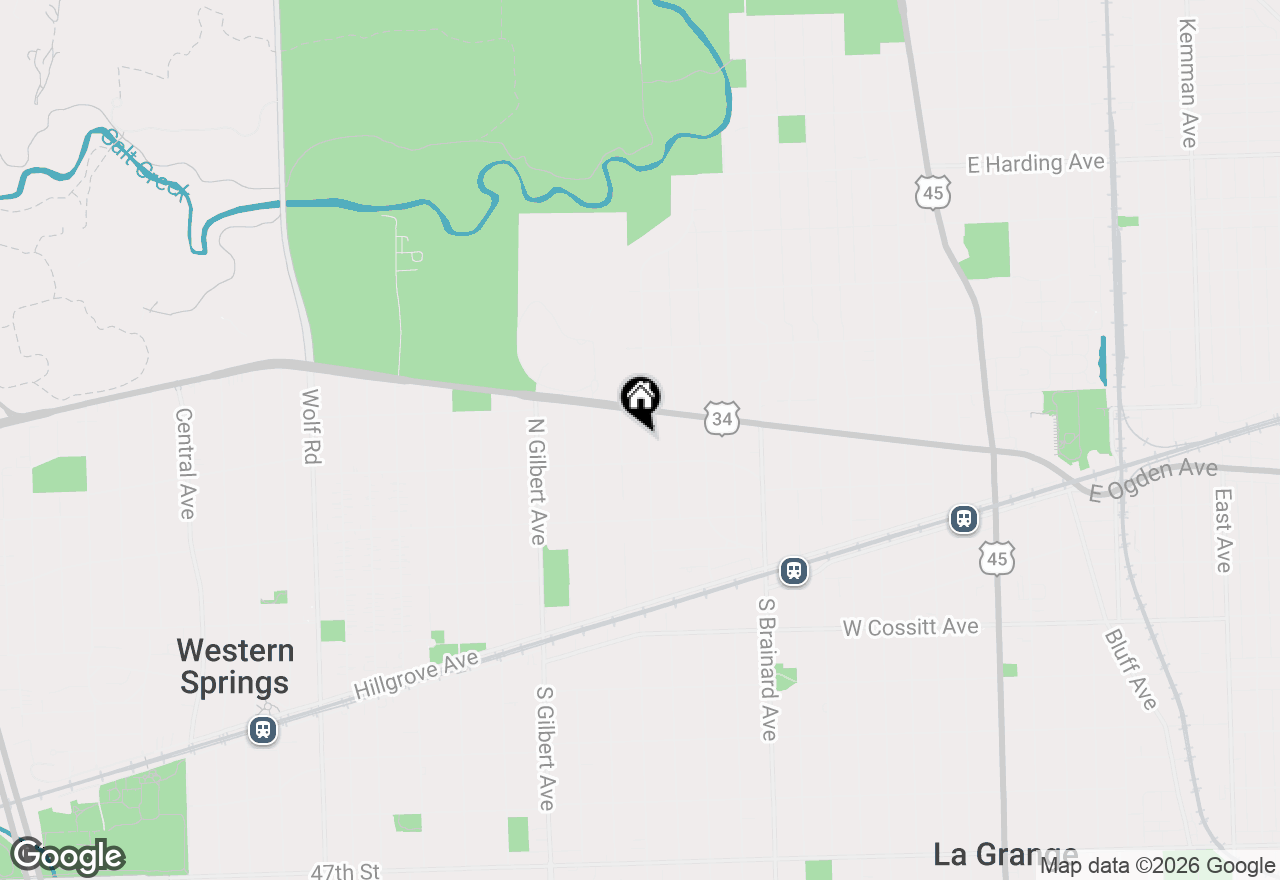 Map of (Address confidential), La Grange, Illinois 60525