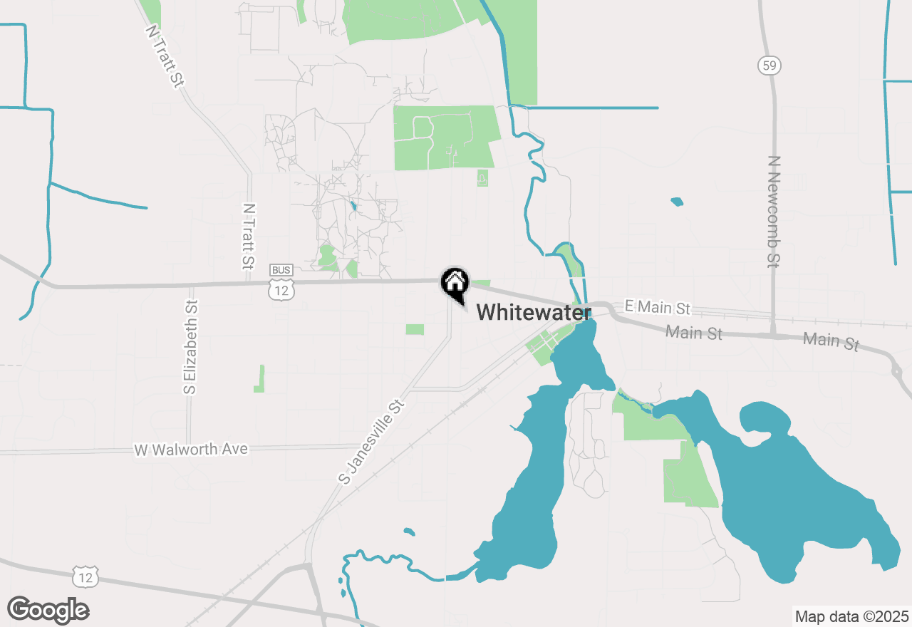 Map of 146 Church St, Whitewater, WI 53190