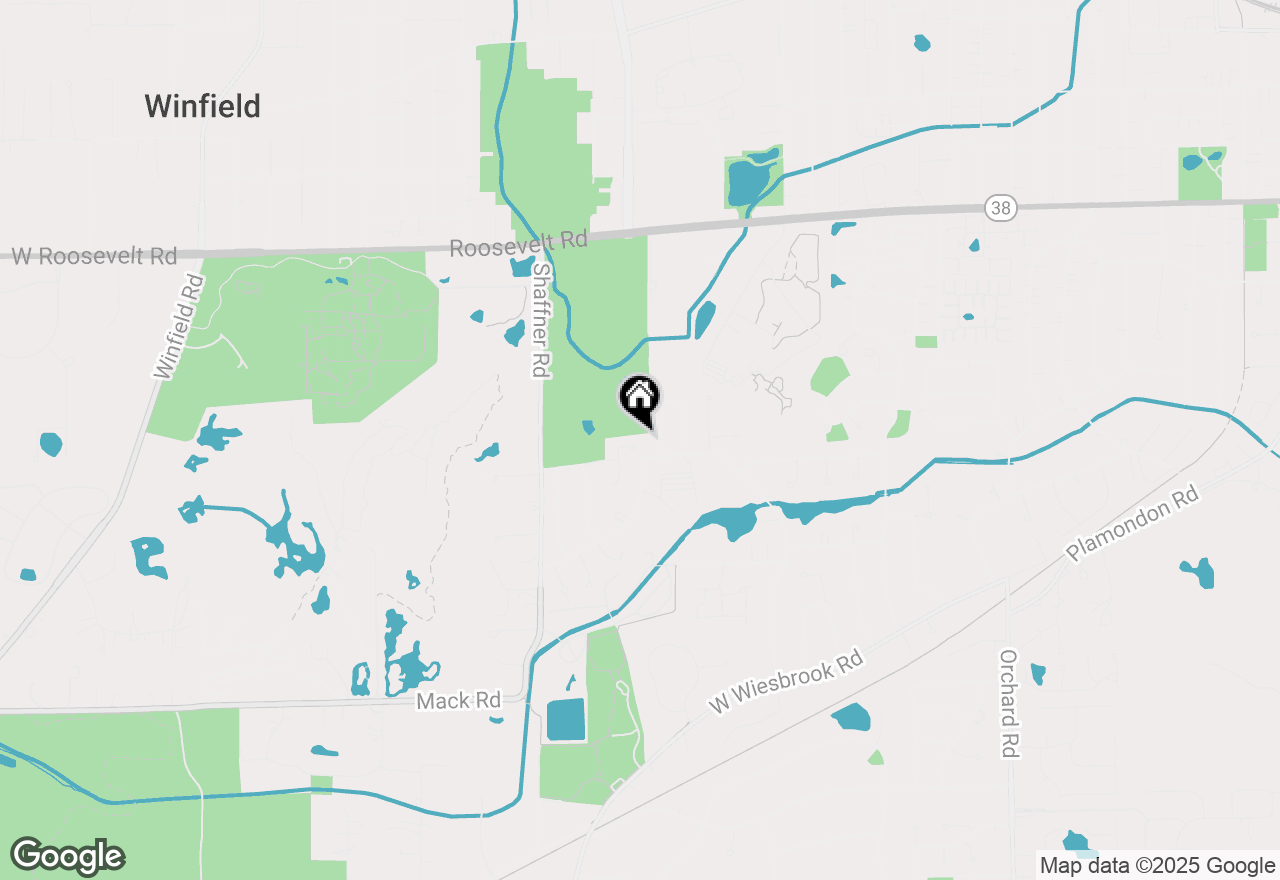 Map of 2117 Belleau Woods Court, Wheaton, IL 60189