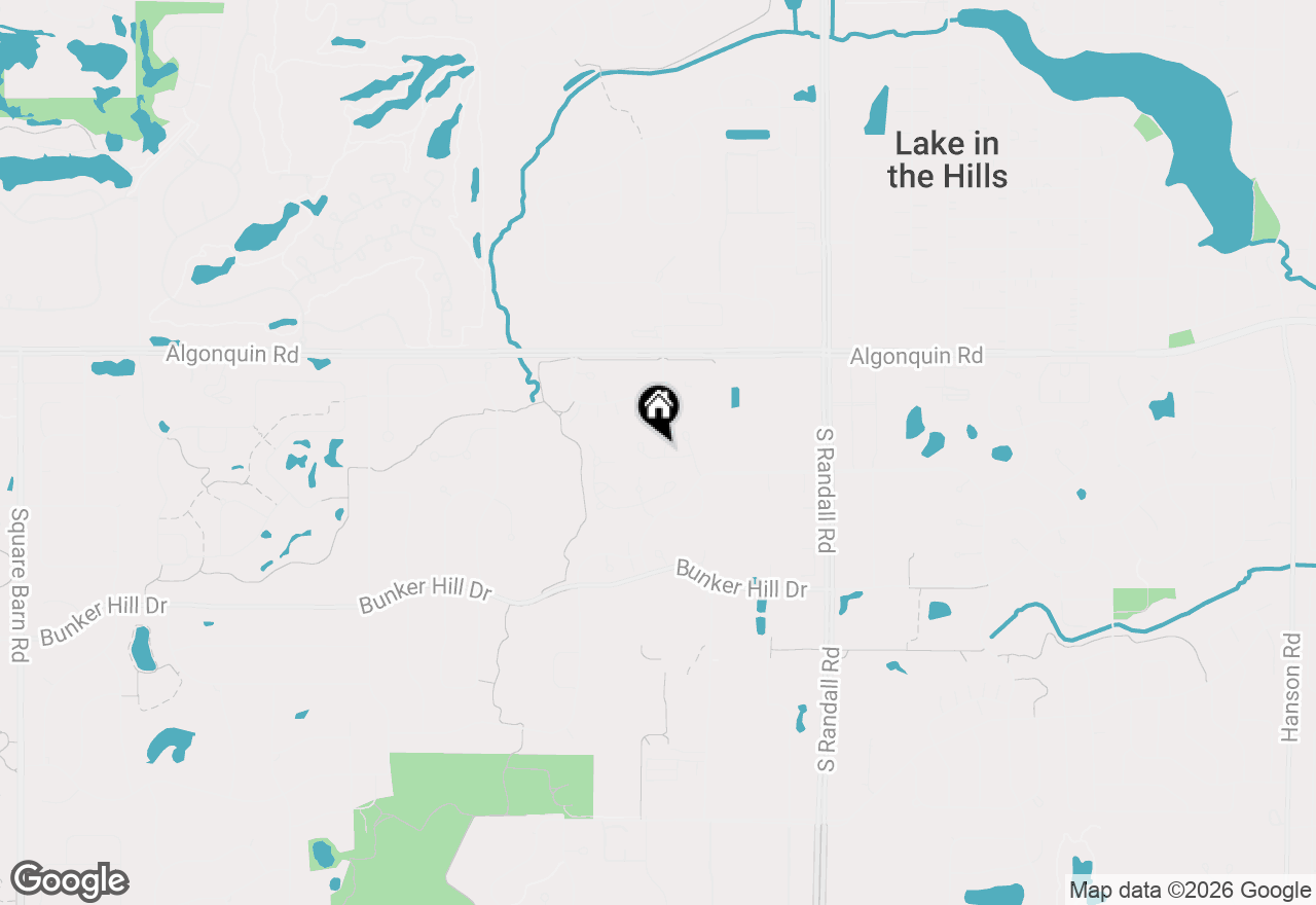 Map of 46 Kelsey Court, Algonquin, IL 60102