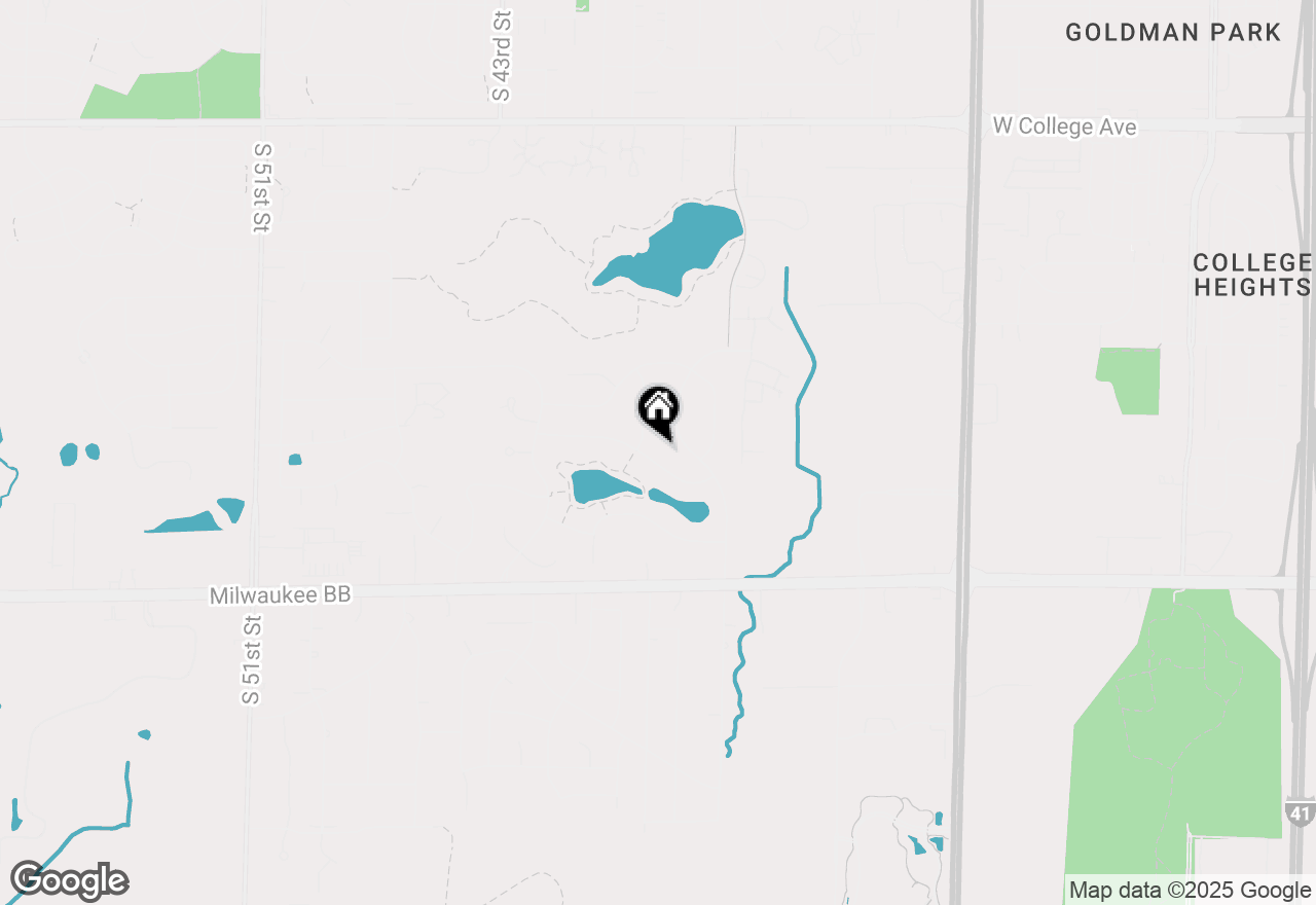 Map of 3812 W Jerelin Dr, Franklin, WI 53132