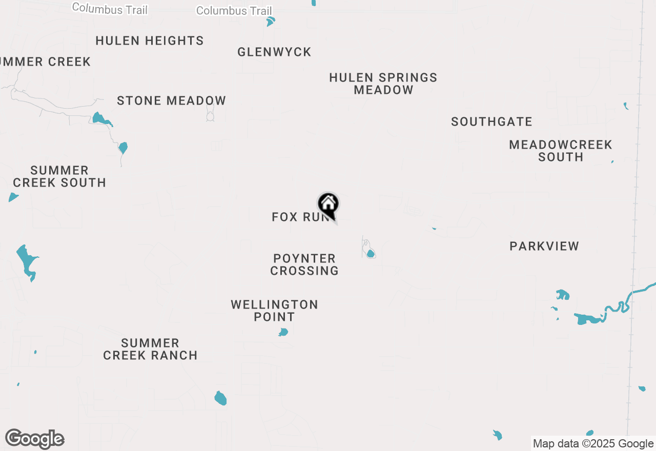 Map of 8768 Stonebriar Lane, Fort Worth, TX 76123
