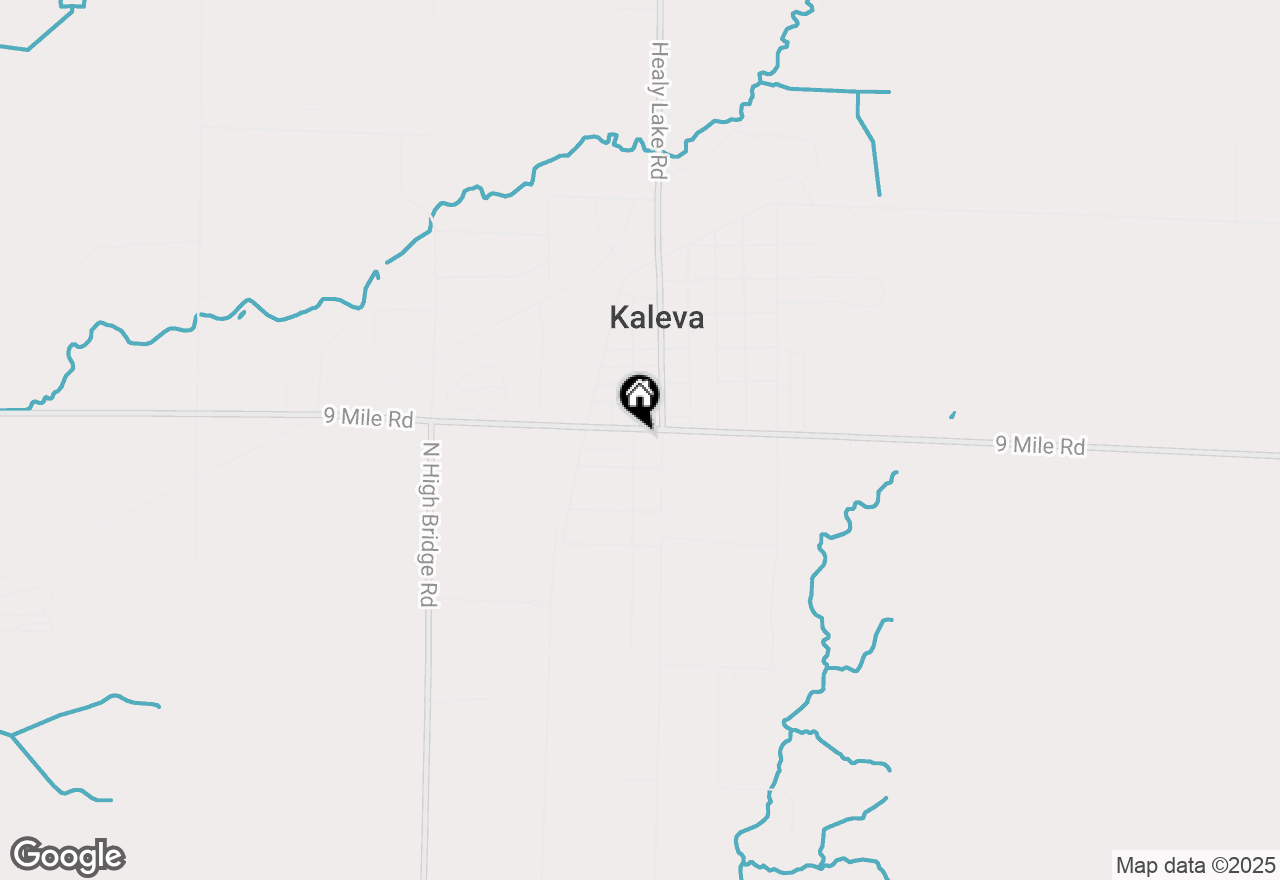 Map of 14453 9 Mile Rd., Kaleva, MI 49645