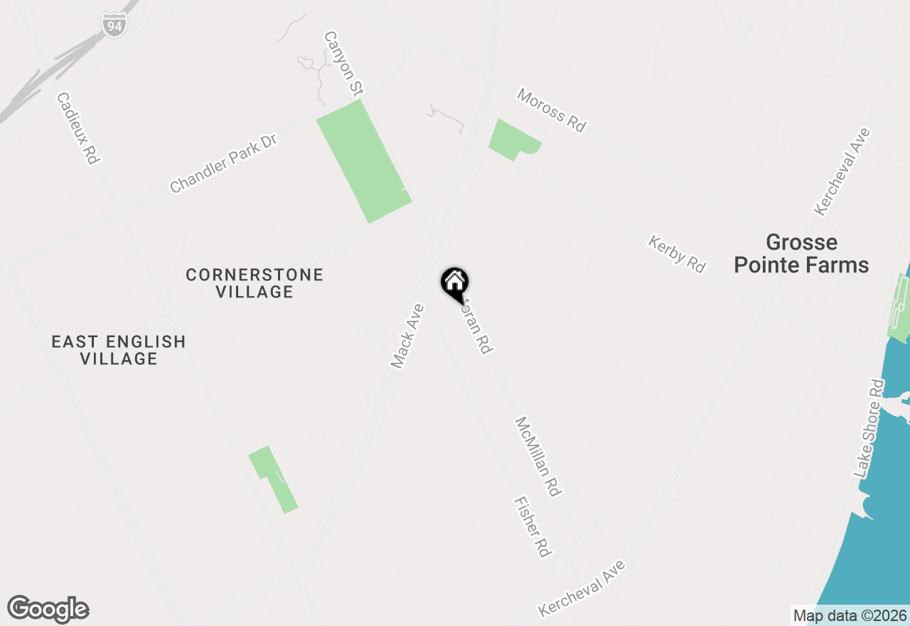 Map of 446 Mckinley Avenue, Grosse Pointe Farms, MI 48236