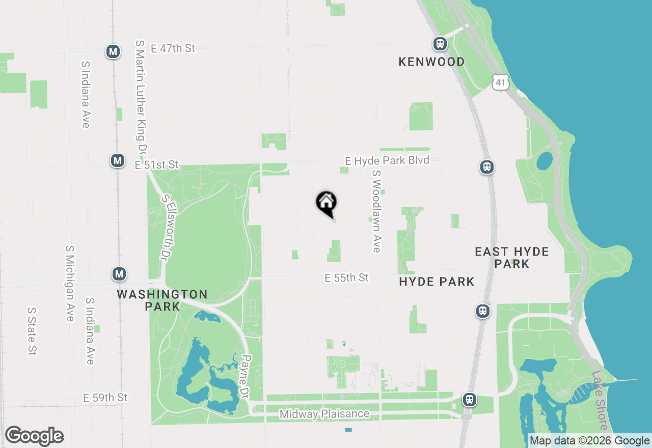 Map of 5333 S Ellis Avenue #3A, Chicago, IL 60615