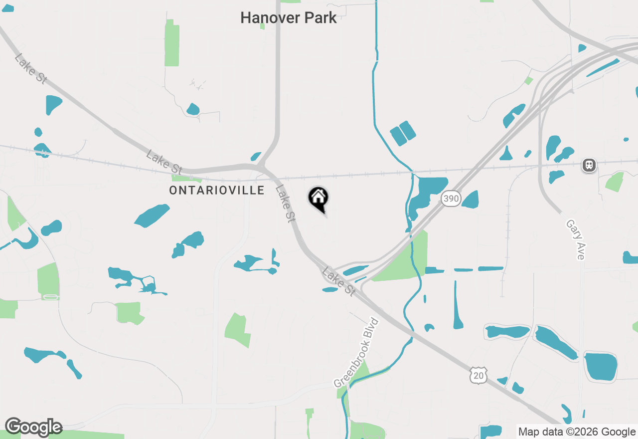 Map of 1452 Bear Flag Drive #1, Hanover Park, IL 60133