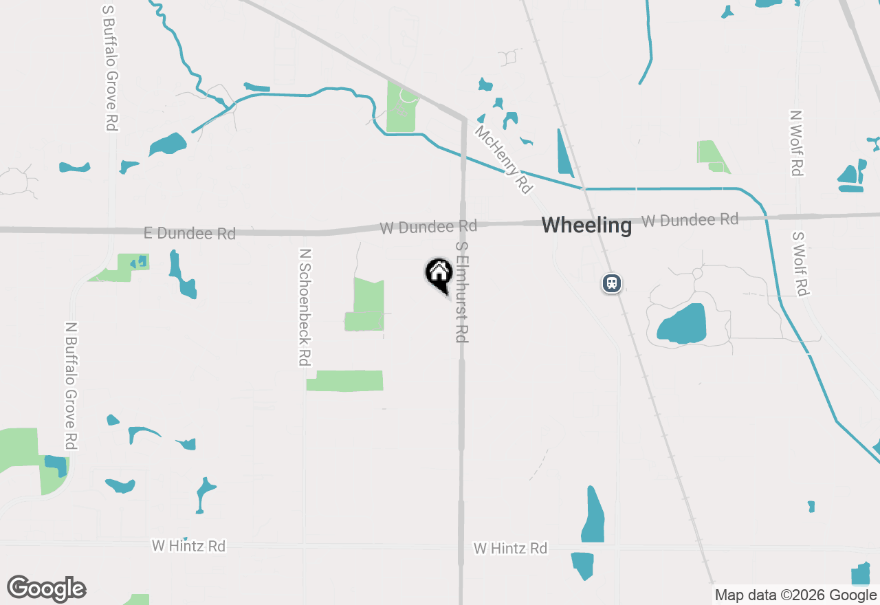Map of 208 Albert Terrace, Wheeling, IL 60090
