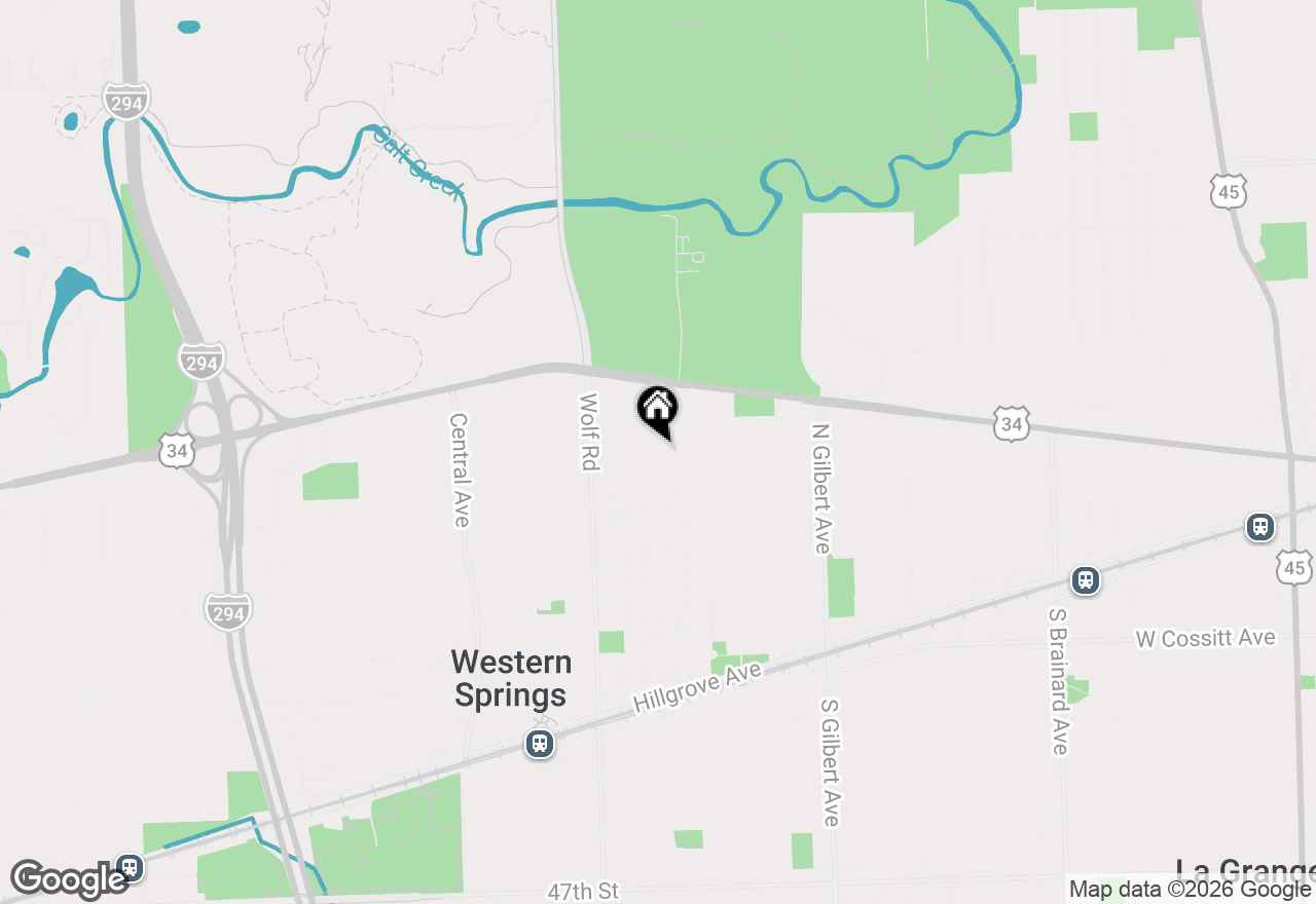 Map of 3925 Franklin Avenue, Western Springs, IL 60558