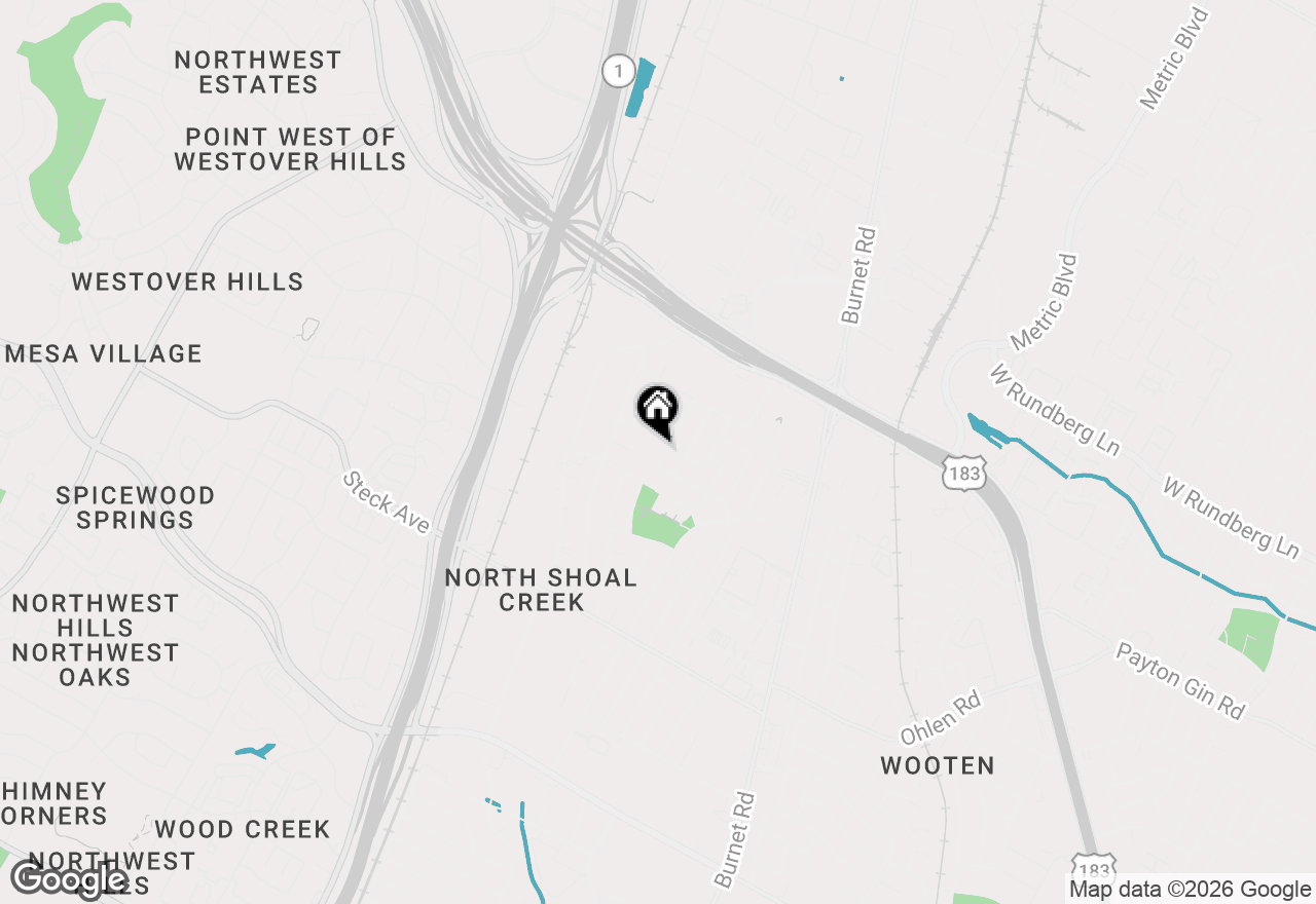 Map of 8620 Little Laura Dr, Austin, TX 78757