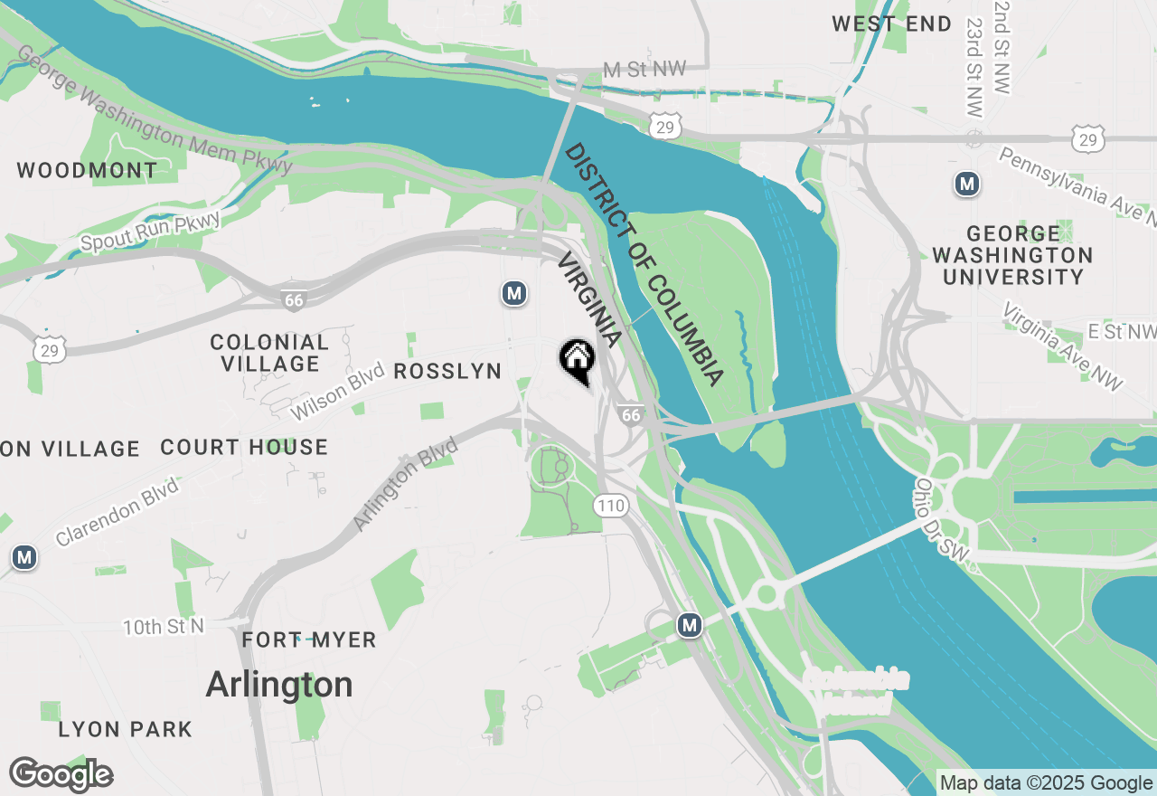 Map of 1021 Arlington Boulevard #336, Arlington, VA 22209