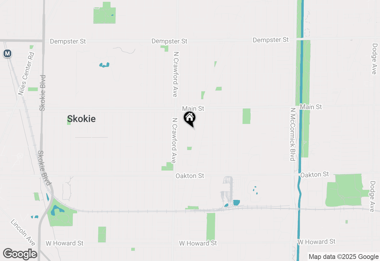 Map of 8240 Springfield Avenue N, Skokie, IL 60076