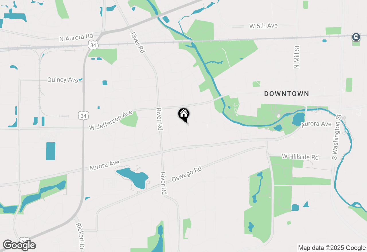 Map of 345 Green Valley Drive, Naperville, IL 60540