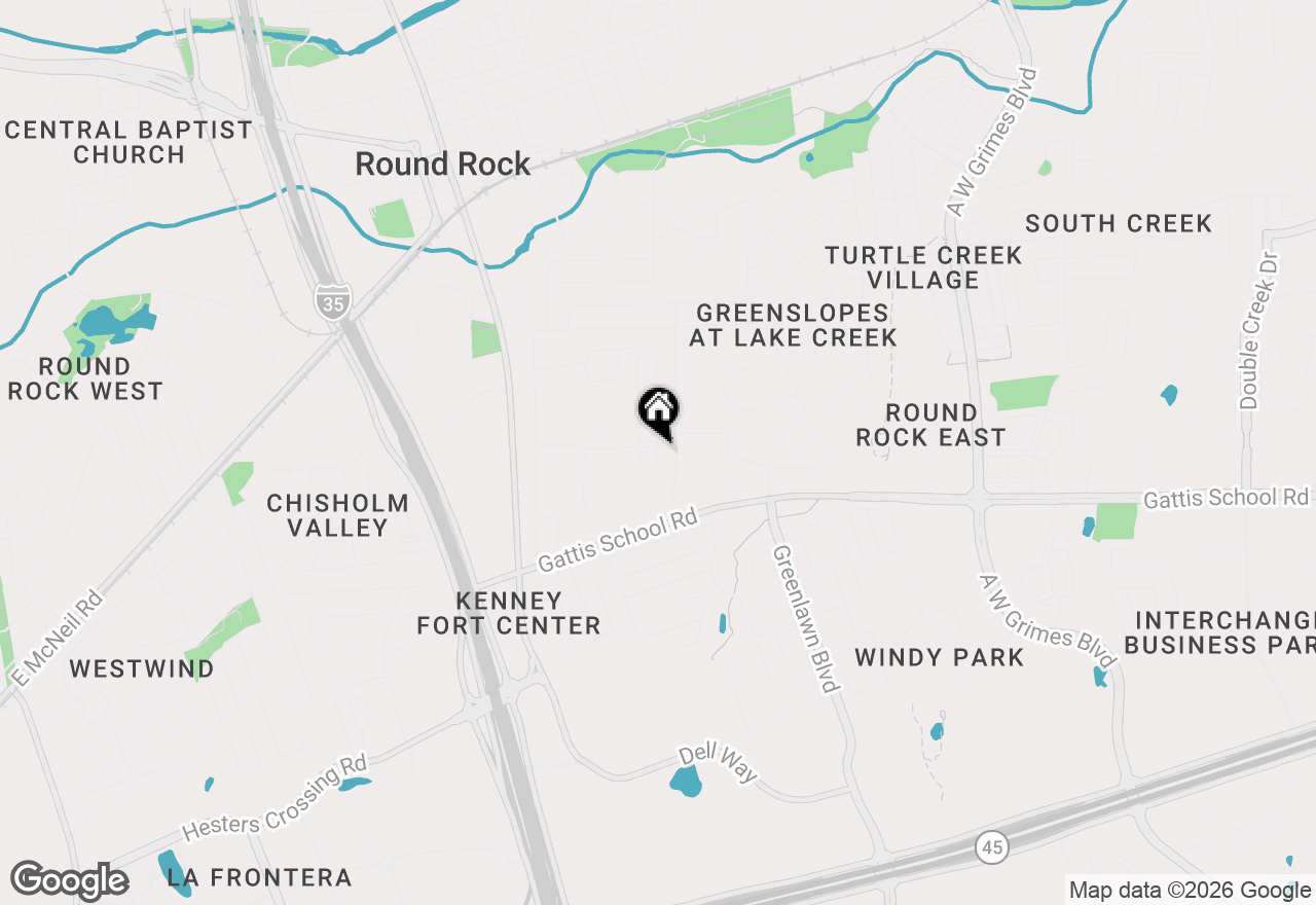 Map of 1431 Hyridge Cir, Round Rock, TX 78664