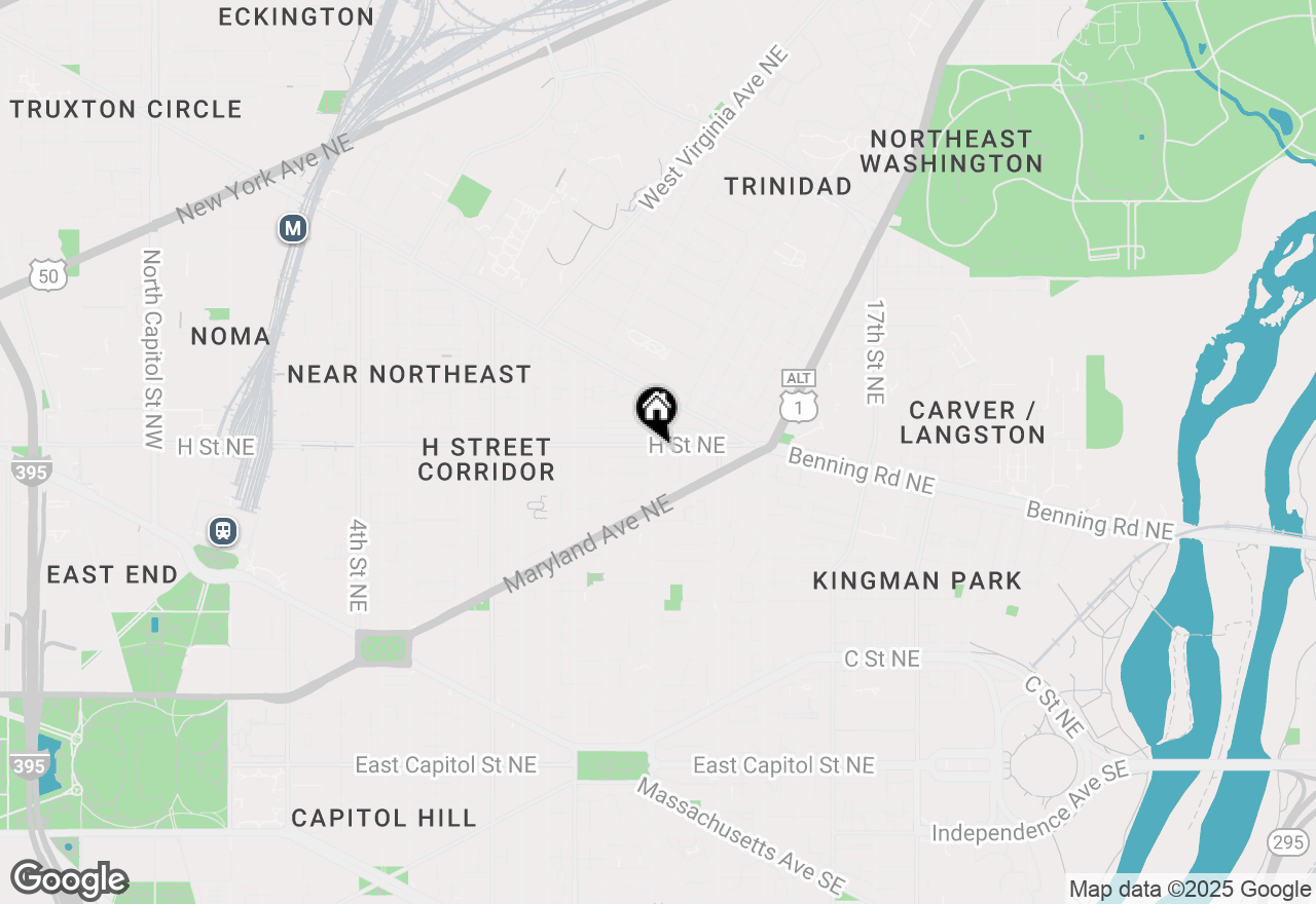 Map of 1301 H Street Ne #2, Washington, DC 20002