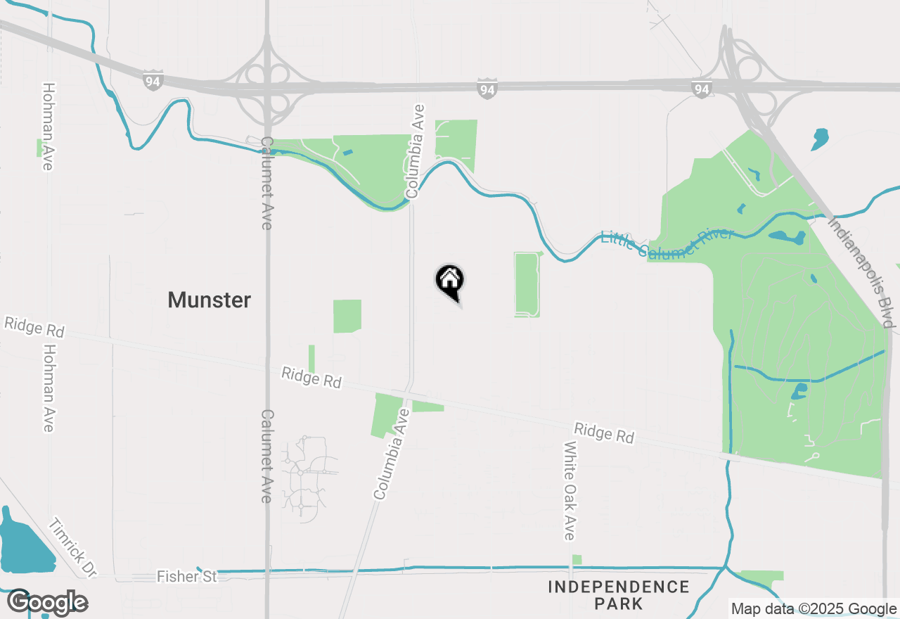 Map of 8220 Schreiber Drive, Munster, IN 46321