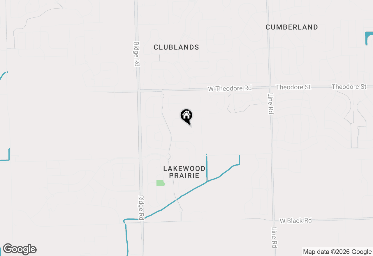 Map of 7512 Honeysuckle Lane, Joliet, IL 60431
