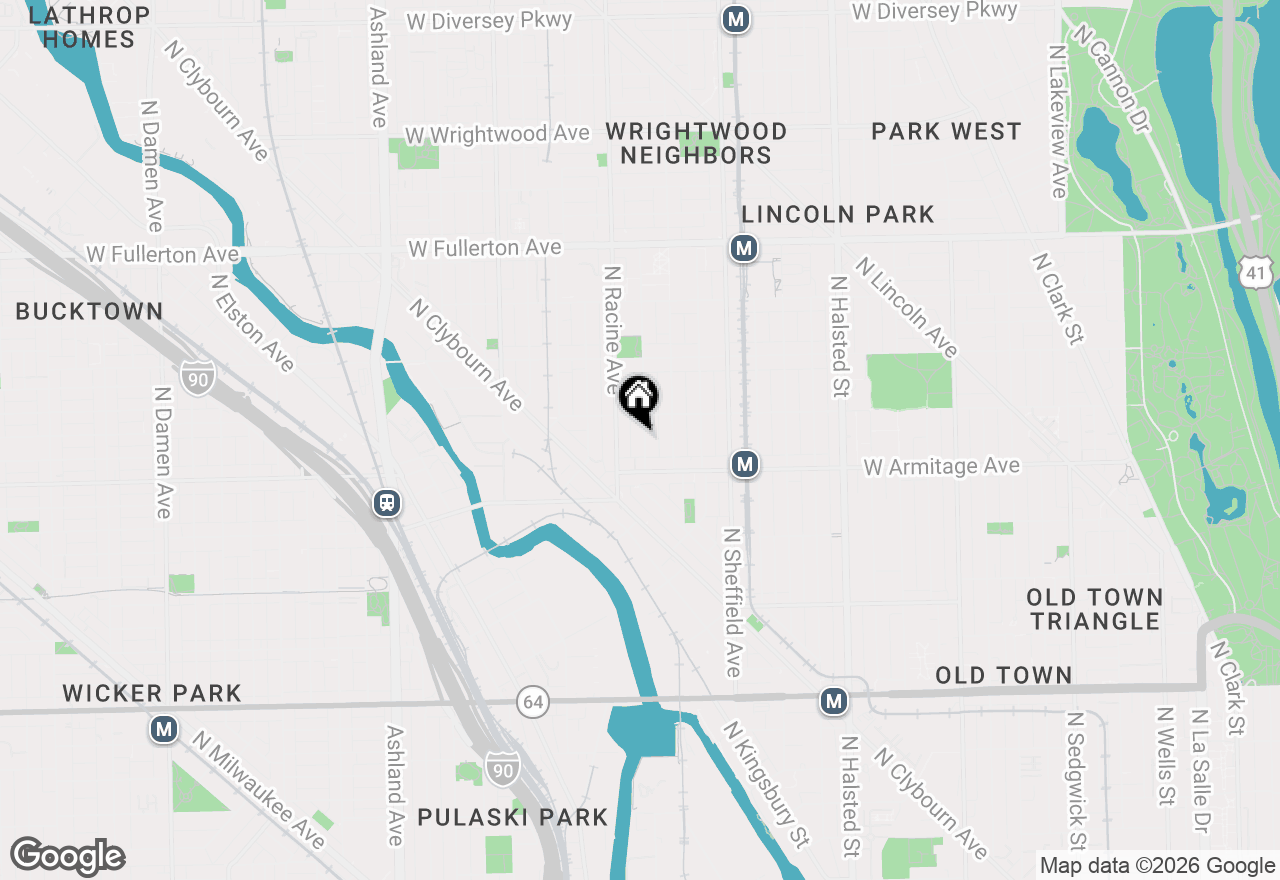 Map of 2032 N Clifton Avenue, Chicago, IL 60614